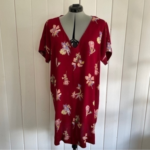 Madewell Dresses & Skirts - Madewell Red Birds of Paradise Dress​​​​​